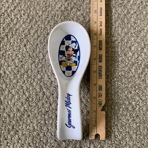 Disney Mickey Mouse Spoon Rest "Gourmet Mickey" EUC